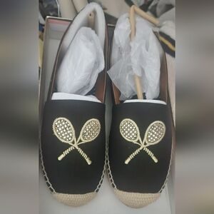 NIB Kate Spade Doubles Black Espadrillessize 9B